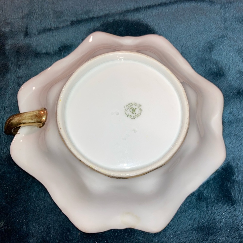 Antique Noritake Nippon Hand Painted Handled Nappy Bowl Early 1900s - Picture 7 of 16